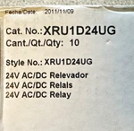 New Box Of 10 Eaton Xru1d24ug Relay Rail Mount 24v Ac/dc Phoenix Contact. Fixed Price $74.95.