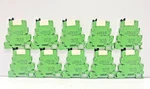 Lot Of 10 Phoenix Contact Plc-bsc-24dc/21 2966016 Terminal Block & 2961105 Relay. Fixed Price $49.99.