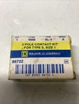 Square D,86722,class 9998 Type Sl-3 Contact Kit 3 U-679. Fixed Price $99.99.