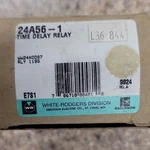 White-rodgers 24a56-1 Time Delay Relay 24v Ac 0.16a Metal Contact Industrial. Fixed Price $45.00.