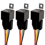 12v 5 Pin 40a Car Relay With Harness Sockets Color-labeled Wires For Automotive. Fixed Price $24.99.