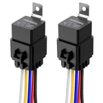 5pin 12v 40/30 Amp Waterproof Relay Switch Harness Set - (2pcs). Fixed Price $18.99.