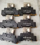 (lot Of 6) Omron G2r-112s -v-nd Relay W/socket Base 24v Dc Max 10a 250v. Fixed Price $16.99.