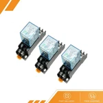 3 X Dc 12v 5a Coil Voltage 35mm Din Rail Dpdt 8pins Electromagnetic Power Relay. Fixed Price $21.95.