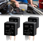 Jeseny 4 Pack Car 5 Pin 12v 30a Waterproof Relay, Multi-purpose Heavy Duty St.... Fixed Price $14.32.