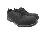 Reebok Work Men S Sublite Safety Cushion Shoes Ib4053 Black/grey Size 9w. Fixed Price $59.99.