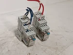 Lot Of 2 Allen Bradley 700-hc24z24-3, 700-hn104, Relays, 24vdc, 4pdt, Din Rail. Fixed Price $24.99.