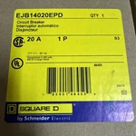 New Square D Ejb14020epd 1pole 20amp Circuit Breaker. Fixed Price $497.77.