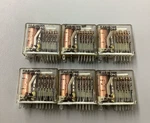 Lot Of 6 Potter & Brumfield R10-e1x6-v430 Power Relay 24vdc, 5a, 20 Blade (b105). Fixed Price $50.00.