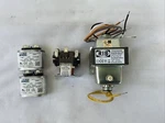 Hvac Control Lot Of 4 /rib Tr50va004 Transformer /dpdt Relay/motor Run Capacitor. Fixed Price $45.00.