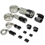 Radiator Hose Sleeving Kit Stainless Steel Vacuum Line Fuel Heater Black. Fixed Price $33.55.