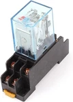 Uxcell Dc 12v Coil Power Relay 10a Dpdt Ly2nj With Ptf08a Socket Base. Fixed Price $14.05.