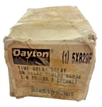 Dayton 5x829f On-delay Time Delay Relay Adjustable Timing Range Industrial Contr. Fixed Price $24.95.