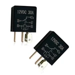 Jeseny 2 Pack Car 5 Pin 12v 30a Relay - High Performance Waterproof Pcs Black. Fixed Price $14.75.