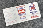 1986 Waterloo Indians Pocket Schedule Midwest League Cleveland Affiliate. Fixed Price $19.99.