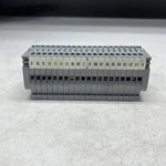 20 Entrelec M4/6.d2 Terminal Blocks Double Deck Gray W/ 5 M4/7d End Cap. Fixed Price $10.97.