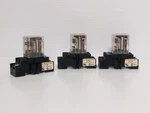 Lot Of 3 Allen-bradley 700-hf32a24-4 Relay W/ 700-hn116 Base, 24vac Coil 10a. Fixed Price $34.99.