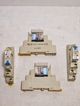 Omron G2r-1-sni(s) Relay With Socket Base P2rf-05-e, Lot Of 4. Fixed Price $33.00.