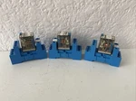 Lot Of 3 Finder 94.74.1 Relay Socket. Fixed Price $44.00.