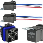 Irhapsody 4pin 40/30amp 12v Dc Waterproof Relay With Heavy Duty Wires, Spst A.... Fixed Price $24.13.