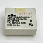 Nos Relay Potter & Brumfield R50-e2-y2-24vdc 2a 28vdc 1a 120vac Res Vintage. Fixed Price $60.60.