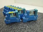 Lot Of 8 Finder 95.05 Socket 8a 250v 24vdc 40.52s Relay 9902.9024.99 Indicator. Fixed Price $99.99.
