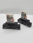 2pc C3controls Gprm-s1c12d-3 Relay W Socket Base 12a 240v 120v Coil 5pin. Fixed Price $20.00.