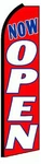 Now Open Red 3 Wide Flutter Advertising Swooper Feather Banner Flag Only. Fixed Price $22.00.