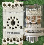 Finder Bs3955 60.12 Pt3 1979 24v Dc 10a-250v Ac Relays With Socket. Fixed Price $17.99.