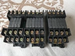 Fuji Relay Bocks -- Qty Of 3 16 Relays 24vdc Spst Rs6n-de + Rs42-de. Fixed Price $35.51.