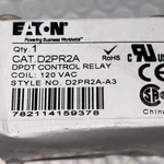 Cutler Hammer Relay D2pr2a Dpdt Control 120vac Coil. Fixed Price $10.00.