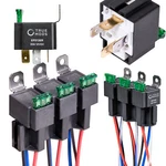 6 Pack 4-pin 12v 30a Automotive Bosch Style Fused Relay W/ Interlocking Socket. Fixed Price $22.99.