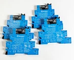 Finder 34.81.7.005.9024 Relay With Socket 93.01.7.024(set Of 4). Fixed Price $60.00.