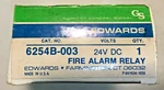 Edwards 6254b-003 Fire Alarm Relay 24 Vdc. Fixed Price $23.95.
