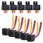 Ehdis 5 Packs Car Relay With Harness Truck Motor Heavy Duty 5-pin 80a 12v.... Fixed Price $33.96.