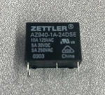 American Zettler Az940-1a-24dse Mini Power Relay, 10a Spst 24vdc Pcb Mount, 10ea. Fixed Price $8.00.