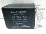 Pbhx-38 Allied Controls Relay - 4pdt 26.5 Vdc/ 153 Ohms/ 10 Amps N.o.s.. Fixed Price $45.00.