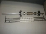 Drive Shaft And (3) Idler Shafts For An 18" Wide Wire Type Conveyor Belt System. Fixed Price $199.99.
