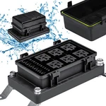 Universal 12v Waterproof Automotive Car 6 Way Fuse Relay Box Module Sealed. Fixed Price $27.99.