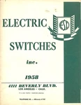 Mro Catalog - Esi Electrical Switches Cutler Hammer Arrow Hart 1958 (mr480). Fixed Price $14.51.