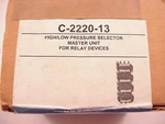 Johnson Controls C-2220-13 High Low Pressure Selector Master Uni Ships Same Day. Fixed Price $20.00.
