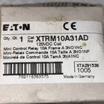 Eaton, Xtrm10a31ad, Mini Control Relay 10a, 3no/1nc, 120vdc Coil, New. Fixed Price $43.25.