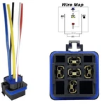 Irhapsody Relay 12v 80/60 Amp Waterproof 5 Pin Automotive Spdt 12.... Fixed Price $18.89.