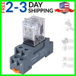 Electromagnetic Power Relay, 8-pin 10 Amp 12v Dc Relay Coil With Socket Base,.... Fixed Price $22.55.