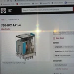 Allen Bradley. Iec Cube Relay 120vac. 700-hc14a1-4. Fixed Price $24.91.