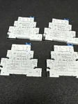 Lot Of 4 Hongfa 41f-1z-c2-3 12-24v Relay Socket 6a 250v (st1231). Fixed Price $17.80.