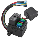 12v Pre-wired Fuse Relay Box, 2 Relays And 6 Atc/ato Blade Fuses 4-pin 80a. Fixed Price $24.57.