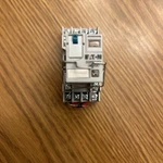 Eaton D3pf2at1 Relay 24vdc Coil W/ D3pa2 Ser. A2 Socket. Fixed Price $25.00.