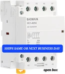 Baomain 4 Pole Hc1-40/04 Modular Contactor 4nc 35mm Din Rail Mount Ac 110v Usa. Fixed Price $16.88.