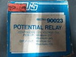 Mars Potential Relay Pickup 317-345v, Dropout 50-100v, Continuous Coil 336v. Fixed Price $12.50.